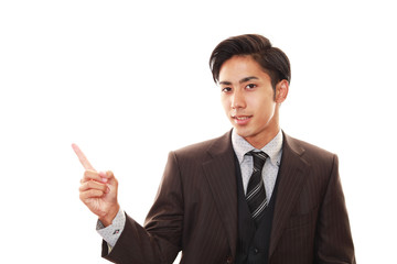 笑顔のビジネスマン