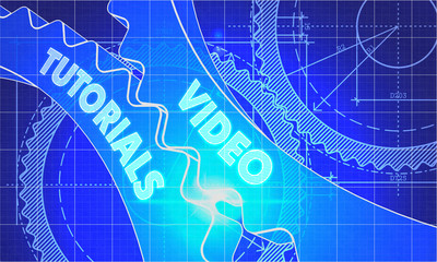 Video Tutorials on the Cogwheels. Blueprint Style.