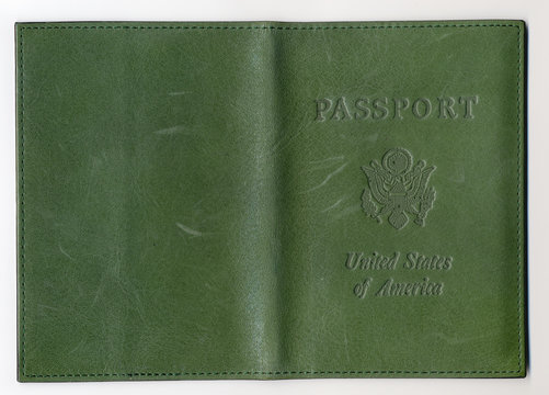 A facsimile of a U.S. passport.