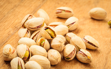 Roasted pistachio nuts seed with shell