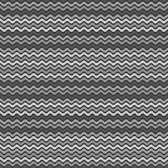 Grey Wavy Lines Seamless Pattern