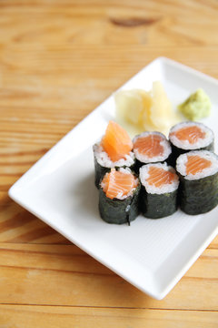 Salmon Maki sushi