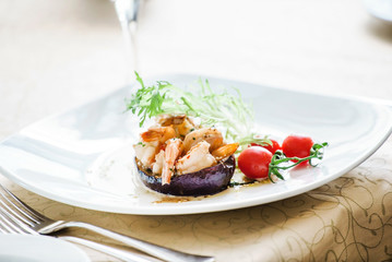 stuffed aubergine
