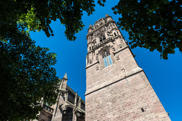 Fototapeta na wymiar Cathedrale Notre-Dame in Rodez, France