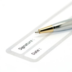 signature field on document
