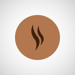 Coffee vector design. Steam icon