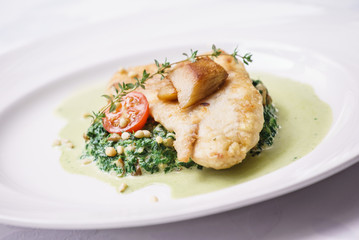 fish with sauce