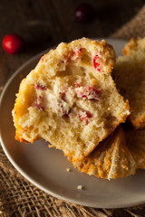 Fresh Baked Cranberry Muffins