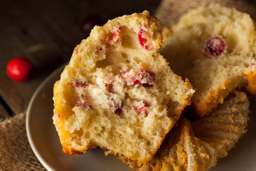 Fresh Baked Cranberry Muffins