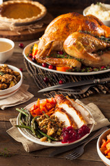 Full Homemade Thanksgiving Dinner © Brent Hofacker