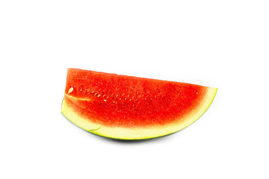 fresh  watermelon on the white background