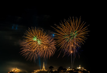 Pranakornkiri Annual Festival at Petchaburi, Thailand