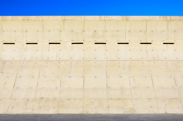 Concrete Wall for Tsunami Prevention in Japan