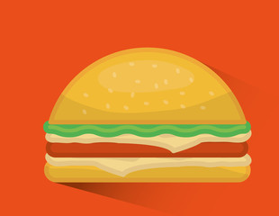 Fast food icon design