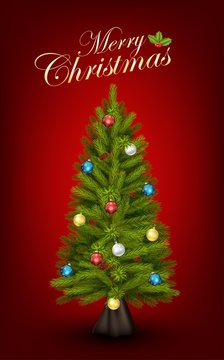 Christmas tree background