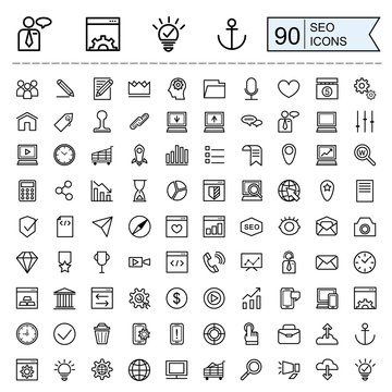 SEO icons collection