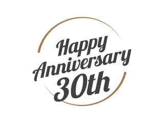 30 Happy Anniversary Logo