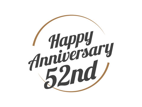 52 Happy Anniversary Logo