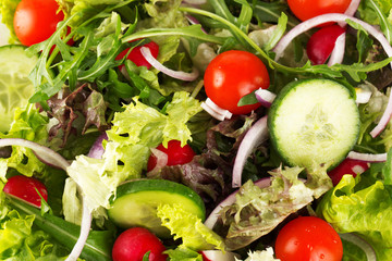 Healthy organic salad