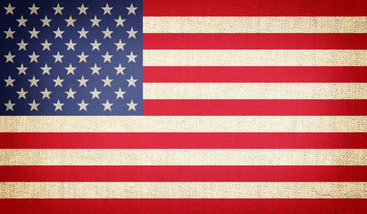 Fototapeta premium Grunge USA Flag