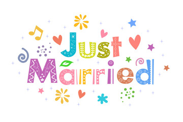 Just Married Message