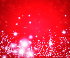 Christmas background with snowflakes