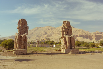 Colossi of Memnon. Egypt
