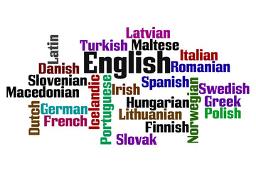 Languages Word Cloud