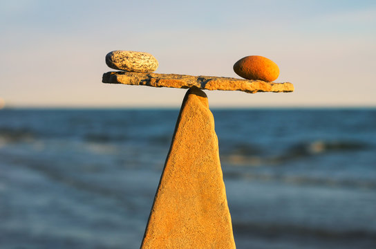 Stack of zen stones