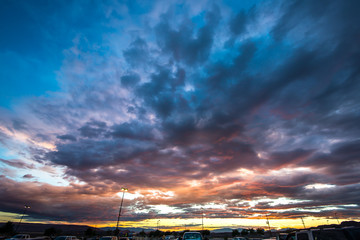 Skyscape during sunset
