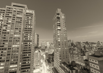 Fototapeta na wymiar Awesome skyscrapers of Manhattan, New York City