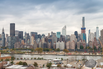 Fototapeta na wymiar Awesome skyscrapers of Manhattan, New York City