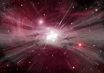 Fototapeta premium galaxy in a free space