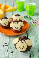 Chocolate muffins Monkey