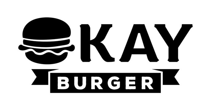 okay burger logo