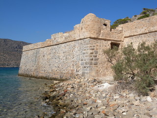 Bastion der Festung Spinalonga auf Kreta