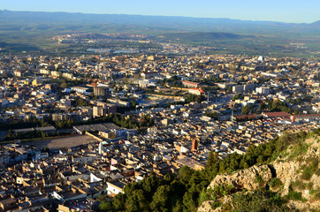 Panorama miasta Tlemcen w Algierii © robnaw