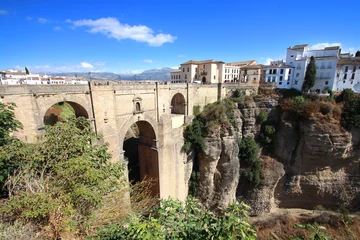 Fototapete Ronda Puente Nuevo Ronda / Neue Brücke - Andalusien - Spanien