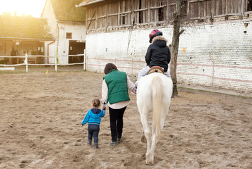First horse riding
