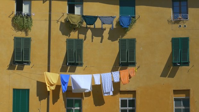 Piazza Anfiteatro, Lucca, Tuscany, Italy, Europe