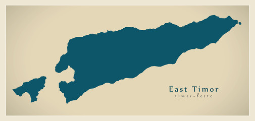 Modern Map - East Timor TL