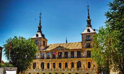 Toledo city hall on a clear day