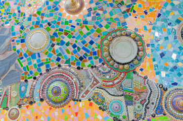 Art mosaic glass