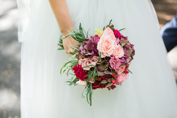 Beautiful wedding bouquet