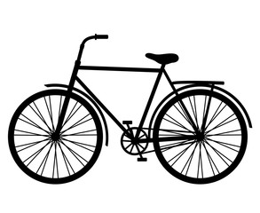 classic bicycle vector
