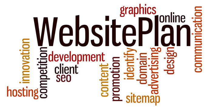 Website Plan Word Cloud