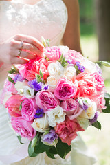 Beautiful wedding bouquet