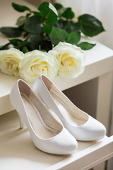 White Wedding shoes