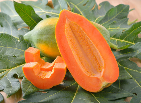 Ripe  papaya fruit