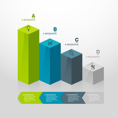 Business infographics template. Vector illustration.